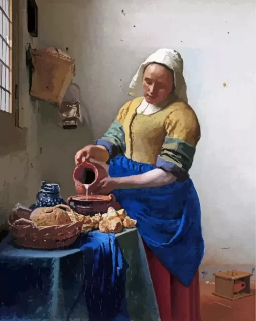 The Milkmaid Paint by Number