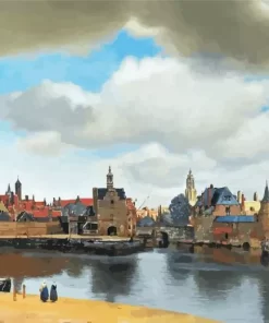 View of Delft Paint by Number