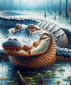 Alligator Paint by Number