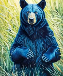 American Black Bear Art Paint by Number