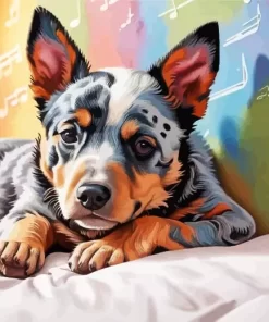 Australian Cattle Dog Paint by Number