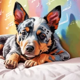 Australian Cattle Dog Paint by Number