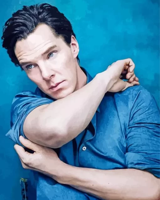 The Actor Benedict Cumberbatch Paint by Number