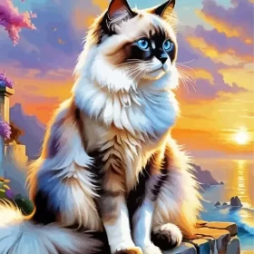 Birman Animal Paint by Number