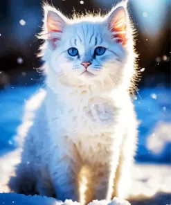 Birman In Winter Paint by Number