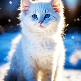 Birman In Winter Paint by Number