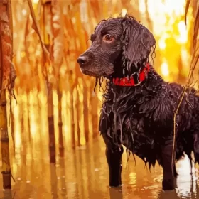 Boykin Spaniel Paint by Number