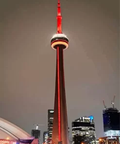 CN Tower toronto paint by numbers