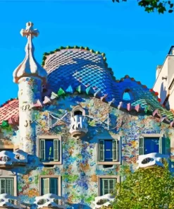 Casa Batllo Barcelona Paint by Numbers