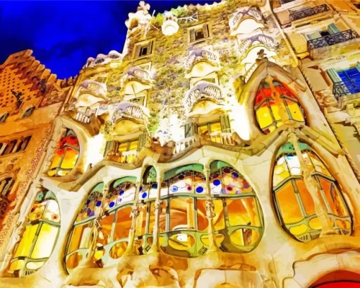 Casa Batllo Paint by Numbers