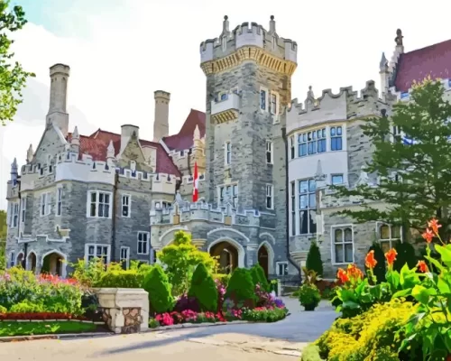 Casa Loma toronto paint by numbers