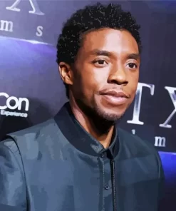 Chadwick Boseman Celebrity Paint by Number