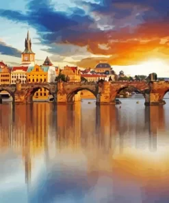 Charles Bridge paint by numbers