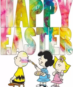 Charlie Brown Easter Paint by Number