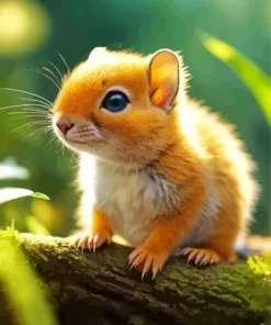 Chipmunk Animal Paint by Number