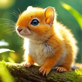 Chipmunk Animal Paint by Number