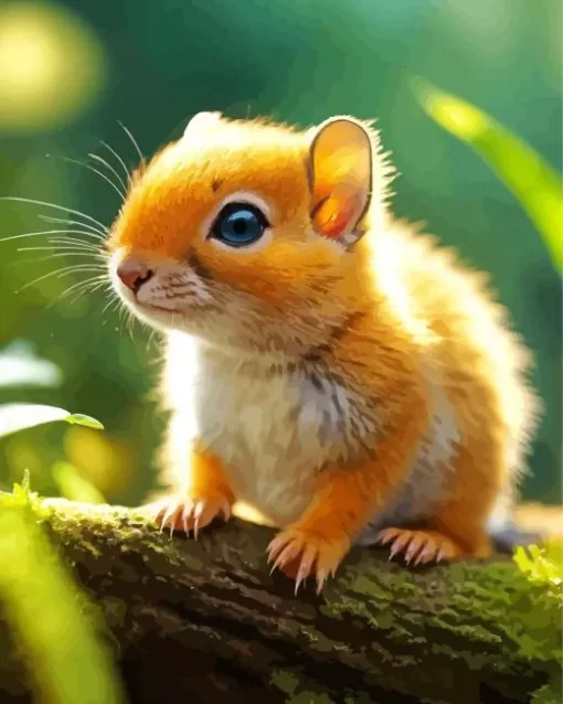 Chipmunk Animal Paint by Number