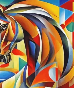 Colorful Arabian Horse Paint by Number