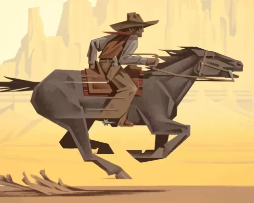 Ed Mell Full Speed Paint by Number