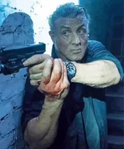 Escape Plan The Extractors Sylvester Stallone Paint by Number