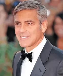 The Actor George Clooney Paint by Number