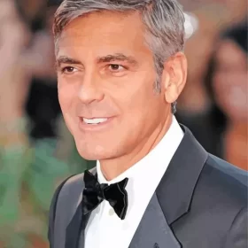 The Actor George Clooney Paint by Number