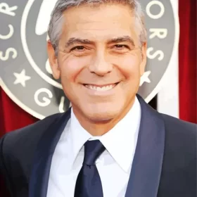 George Clooney In Suit Paint by Number