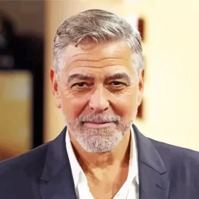 George Clooney Actor Paint by Number