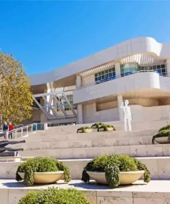 Getty Center Los angeles paint by number