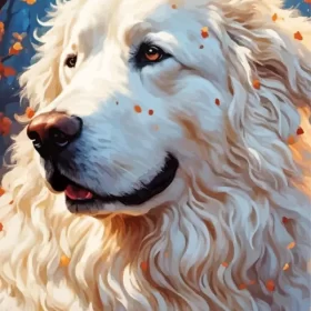 Great Pyrenees Close up Paint by Number