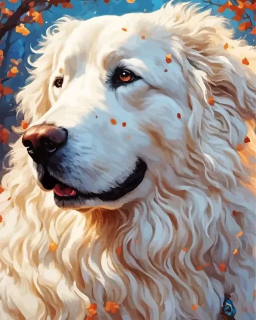 Great Pyrenees Close up Paint by Number
