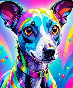 Greyhound Pop Art Paint by Number