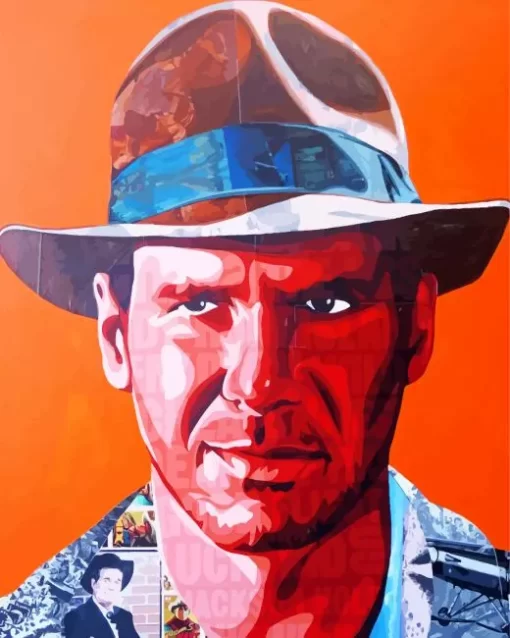 Harrison Ford Paint by Number