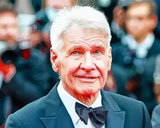 Classy Harrison Ford Paint by Number