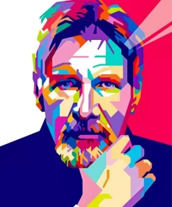 Harrison Ford Pop Art Paint by Number