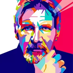 Harrison Ford Pop Art Paint by Number