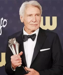 Harrison Ford With Award Paint by Number