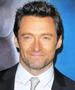 The Actor Hugh Jackman Paint by Number