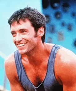 Young Hugh Jackman Paint by Number