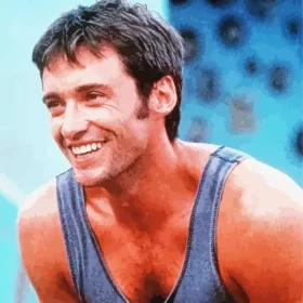 Young Hugh Jackman Paint by Number