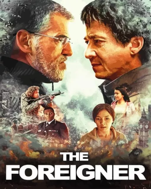 Jackie Chan The Foreigner Paint by Number