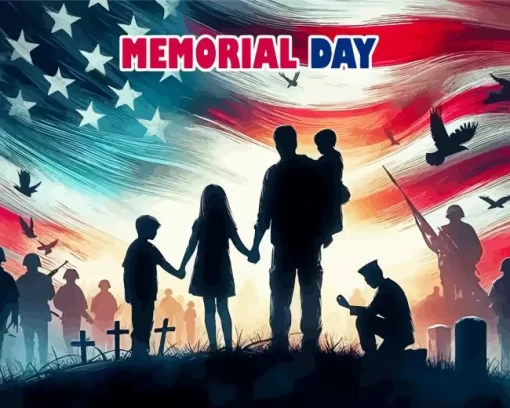 Memorial Day Paint by Number