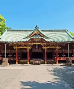 Nezu Shrine paint by number