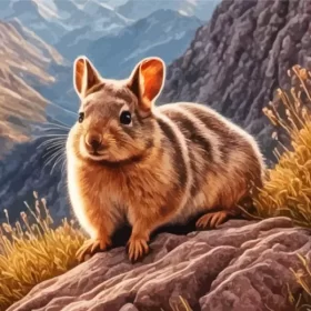 Pika Rodent Paint by Number