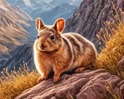 Pika Rodent Paint by Number