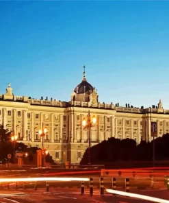 Royal Palace Madrid Spain paint by numbers