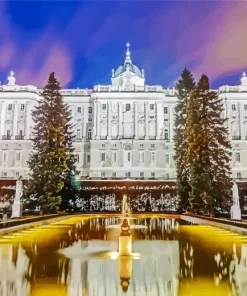 Royal Palace of Madrid paint by number