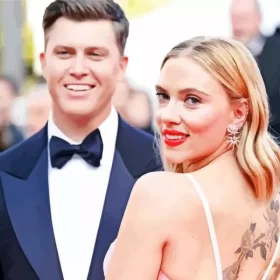 Scarlett Johansson And her Husband Paint by Number