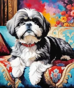 Shih Tzu Paint by Number