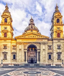 St Stephens Basilica paint by number